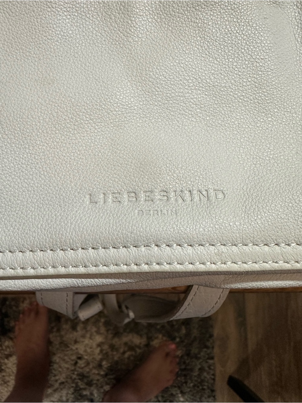 Liebeskind white Leather Crossbody Bag - white
